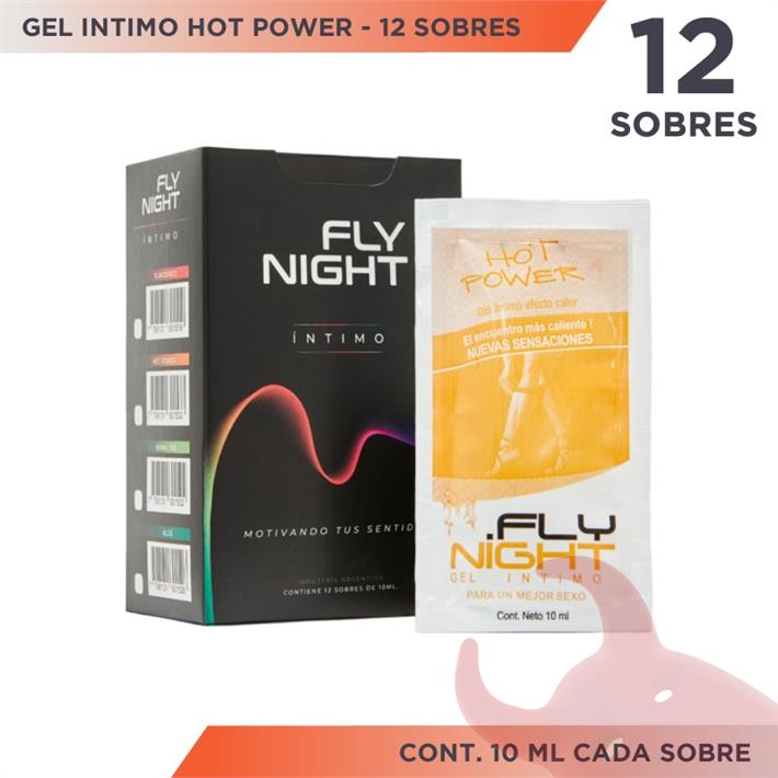  HOT POWER GEL INTIMO 10 CC X 12 UNID. 